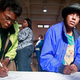 Two women vote in the presidential election Nov. 4, 2008, in Birmingham, Ala.
Mario Tama/Getty Images